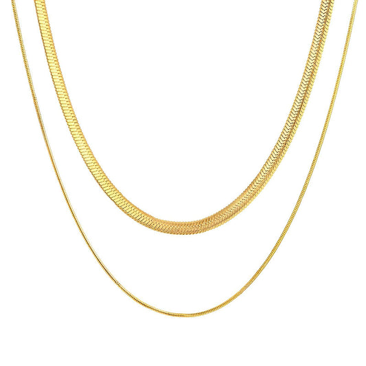 Midnight Horizon Necklace - 18k Gold-Plated