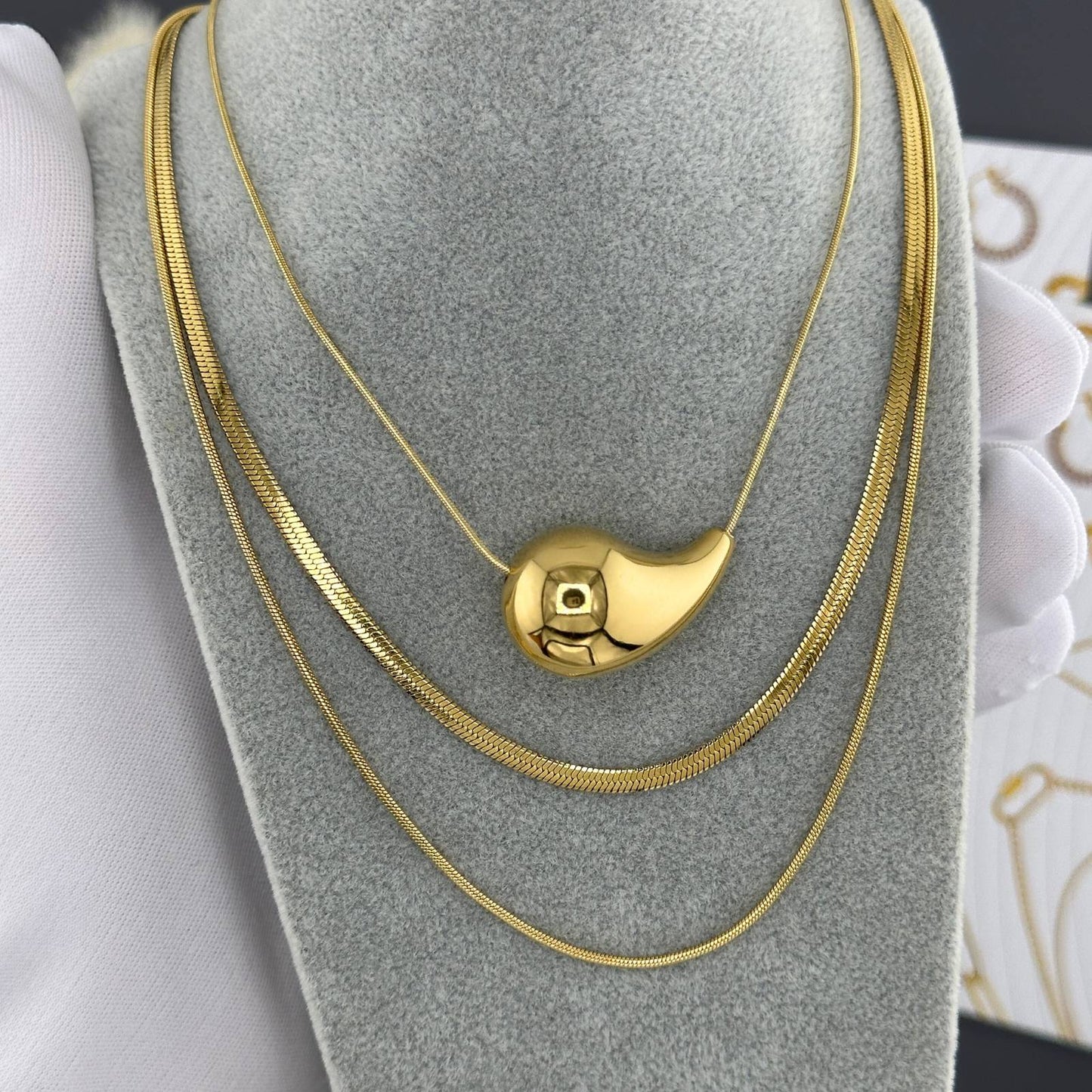 Midnight Horizon Necklace - 18k Gold-Plated