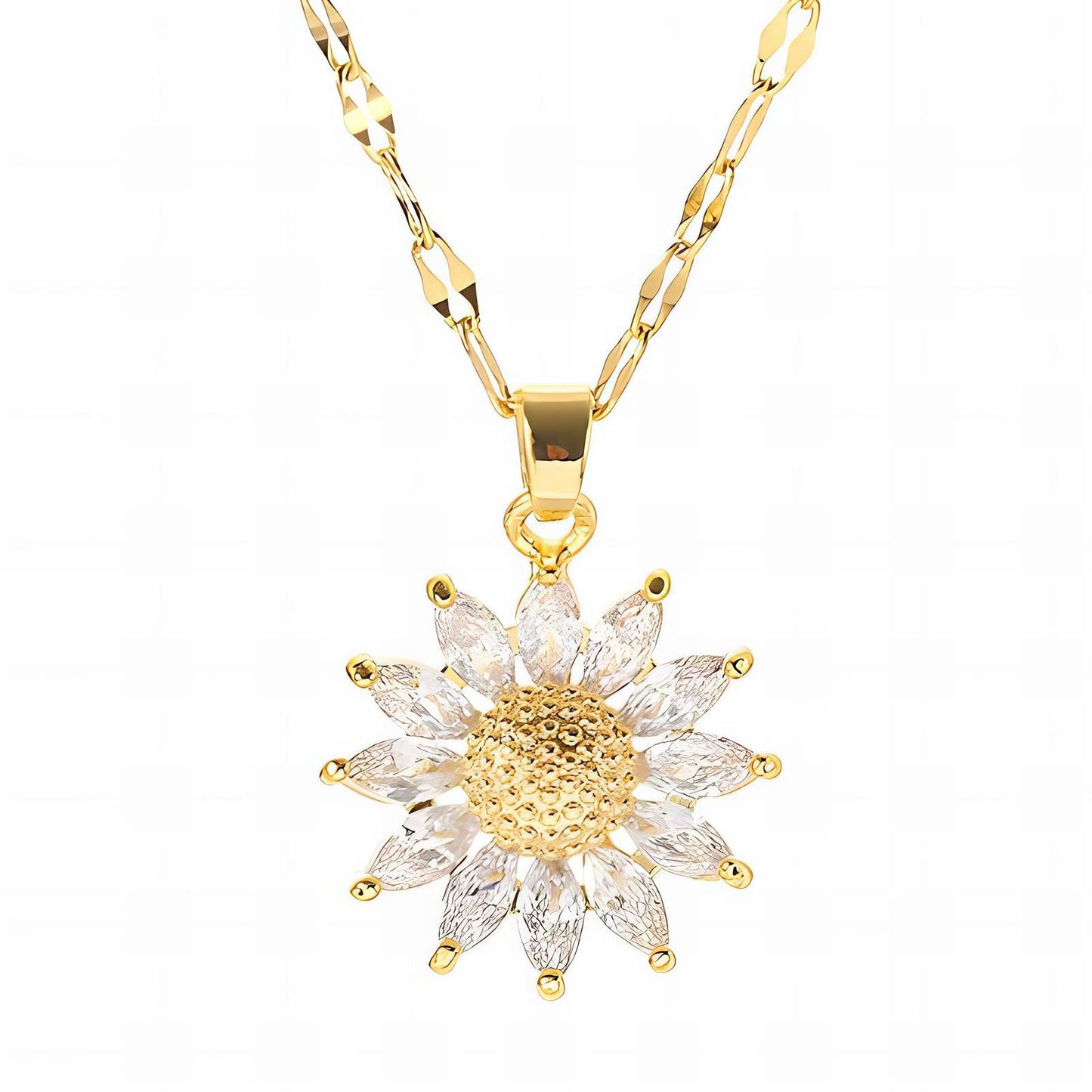 Blooming Grace Necklace - 18k Gold-Plated