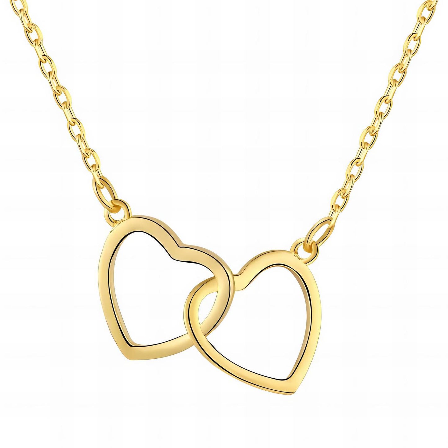 Heartfelt Harmony Necklace - 18k Gold-Plated