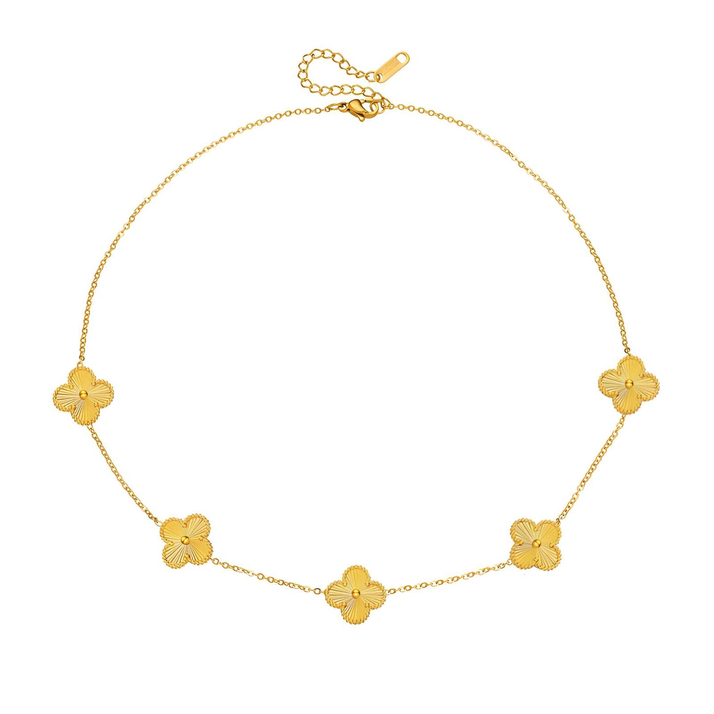 Golden Bloom Necklace - 18k Gold-Plated