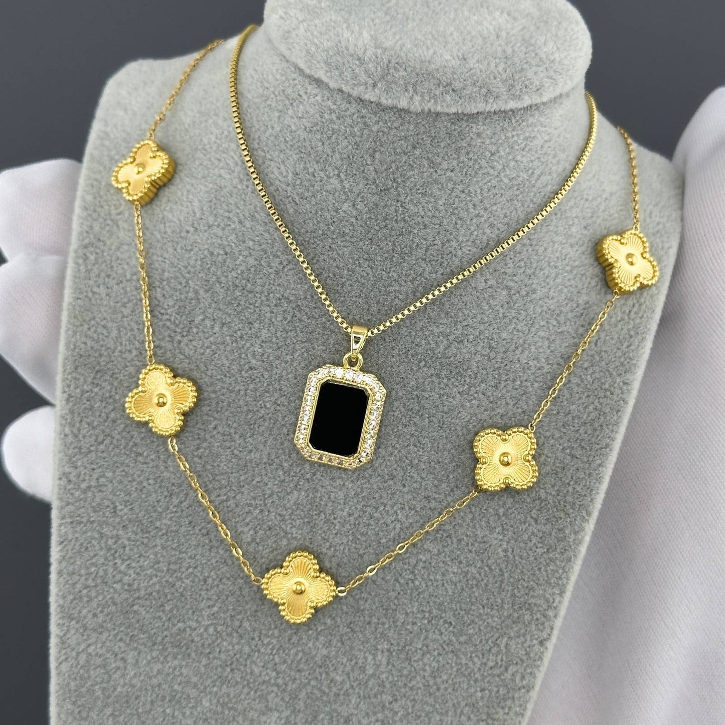 Golden Bloom Necklace - 18k Gold-Plated