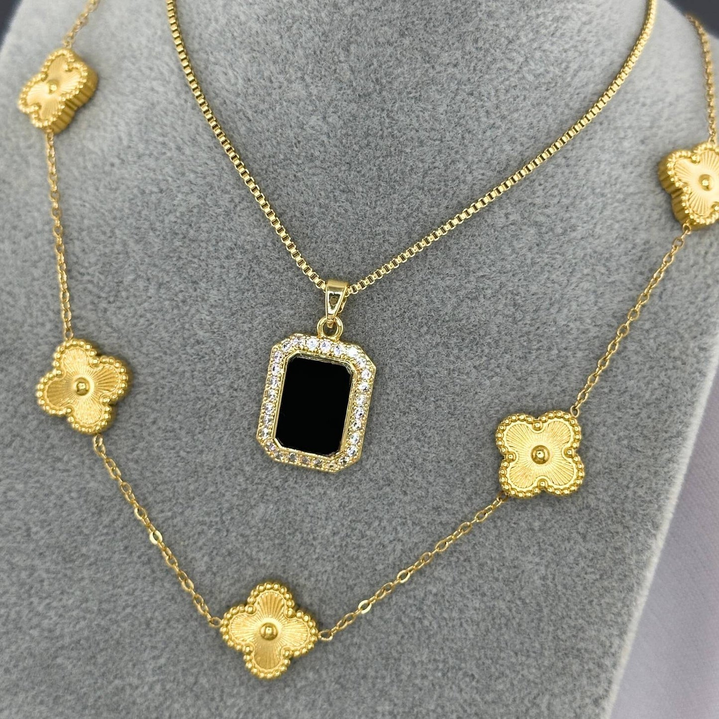 Golden Bloom Necklace - 18k Gold-Plated