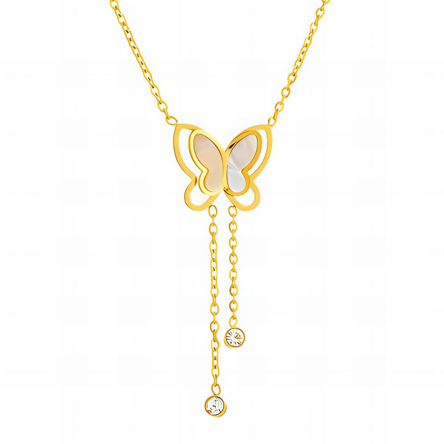 Butterfly Dreams Necklace - 18k Gold-Plated