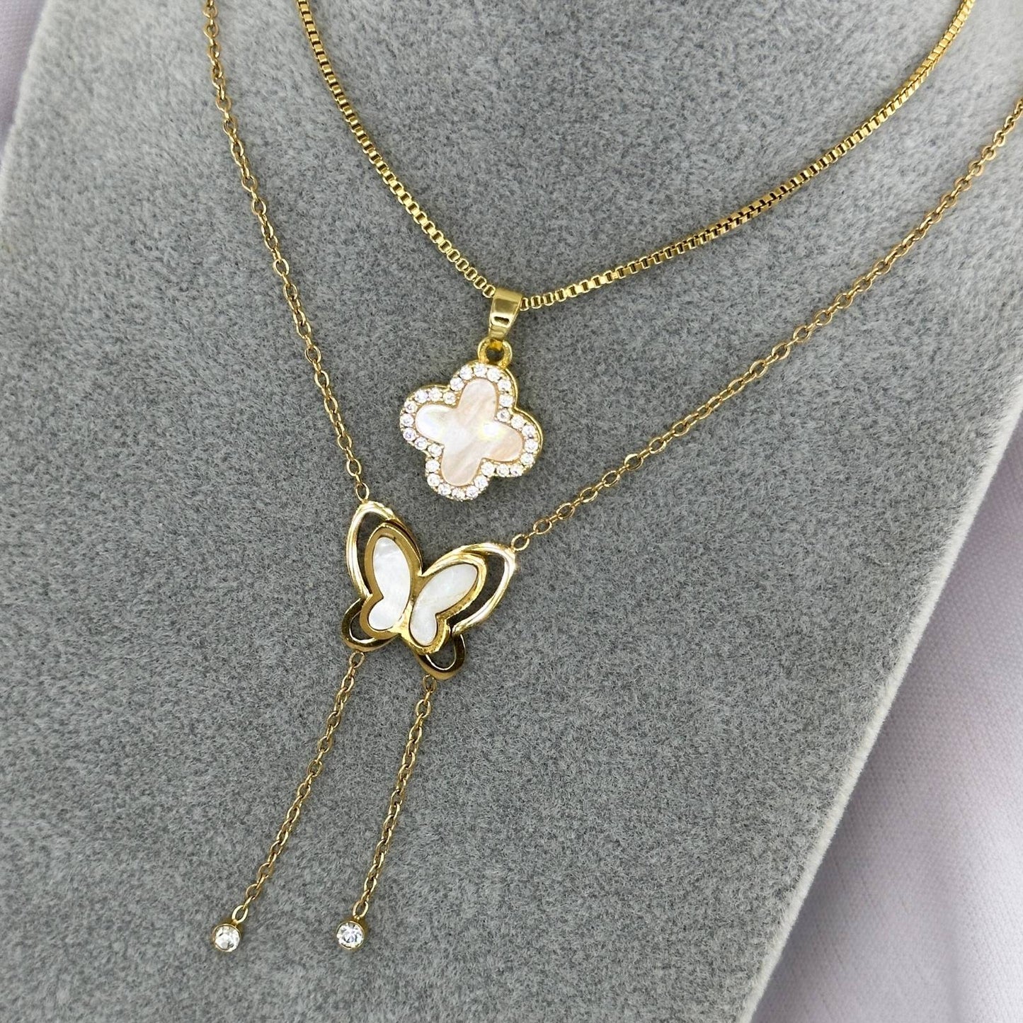 Butterfly Dreams Necklace - 18k Gold-Plated