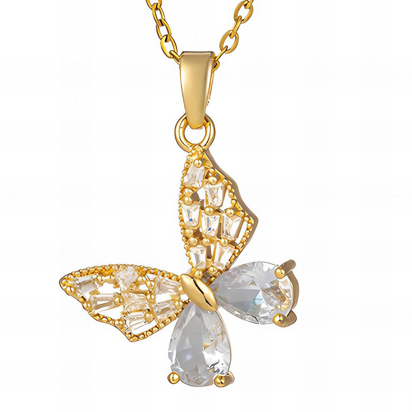 Butterfly Dreams Necklace - 18k Gold-Plated