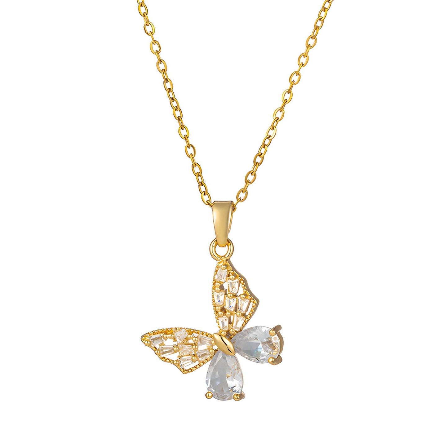 Butterfly Dreams Necklace - 18k Gold-Plated