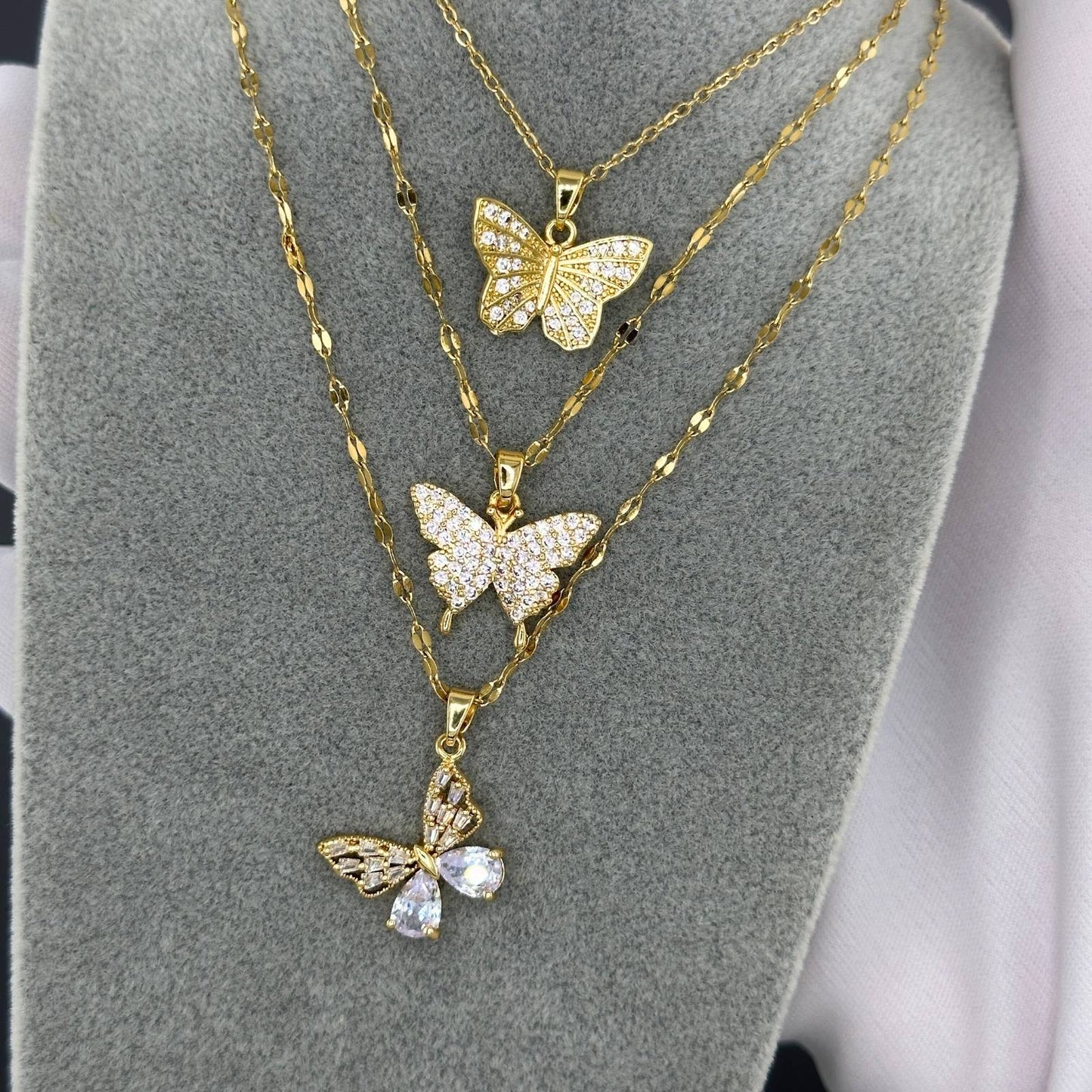 Butterfly Dreams Necklace - 18k Gold-Plated