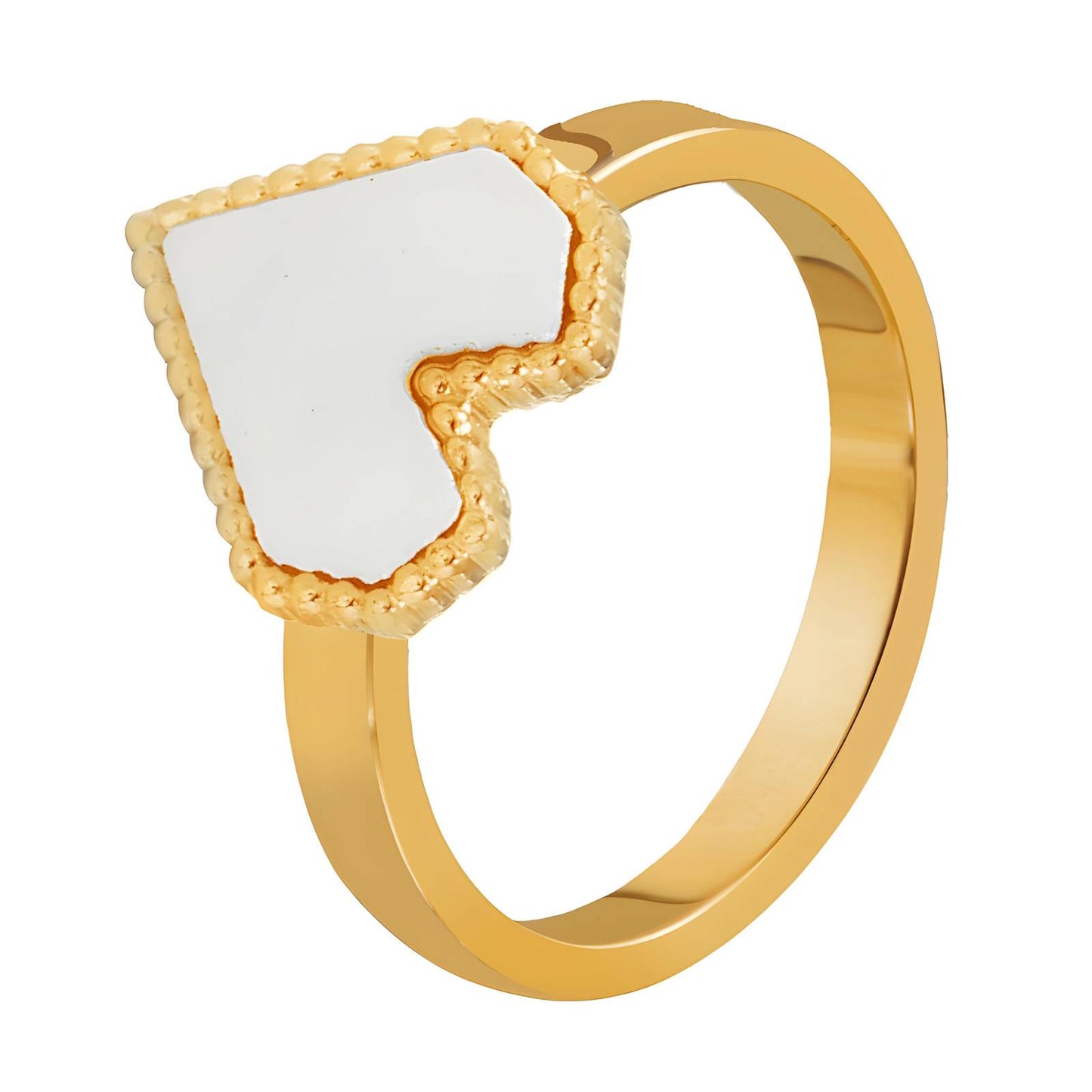 Enchanted Heart Ring - 18k Gold-Plated