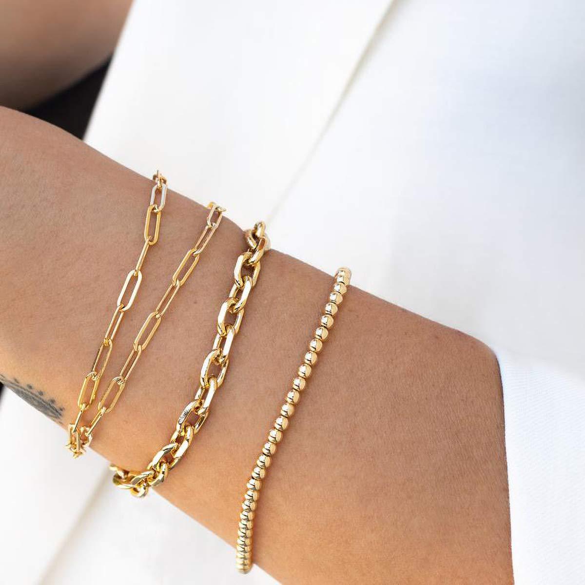 Gilded Links Bracelet - 18k Gold-Plated