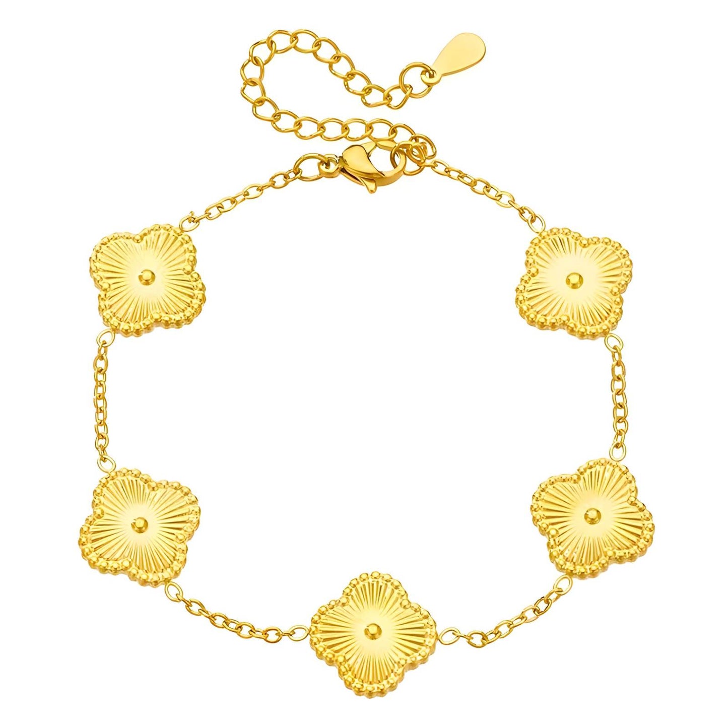 Sunlit Blossom Bracelet - 18k Gold-Plated