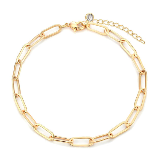 Gilded Links Bracelet - 18k Gold-Plated