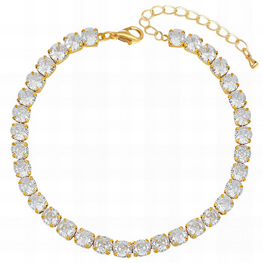 Radiant Luxe Tennis Bracelet - 18k Gold-Plated