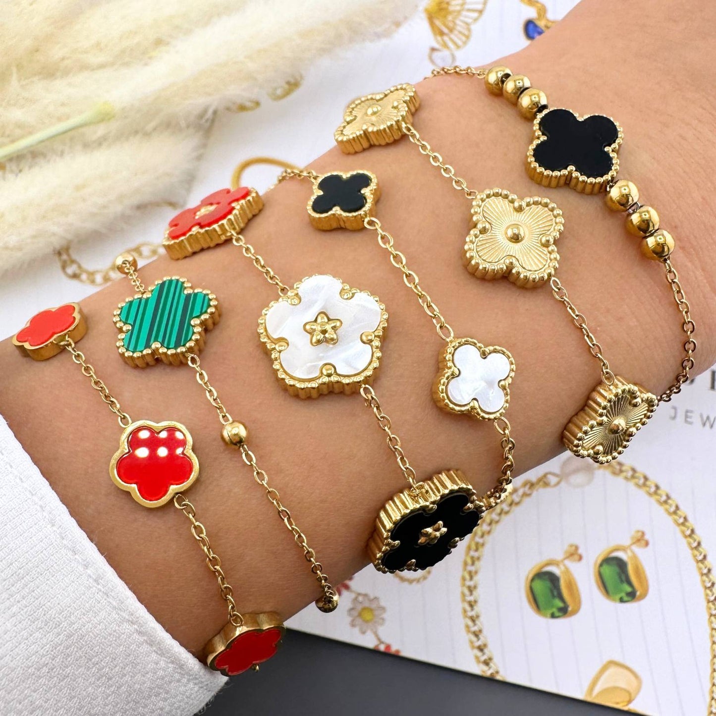 Sunlit Blossom Bracelet - 18k Gold-Plated