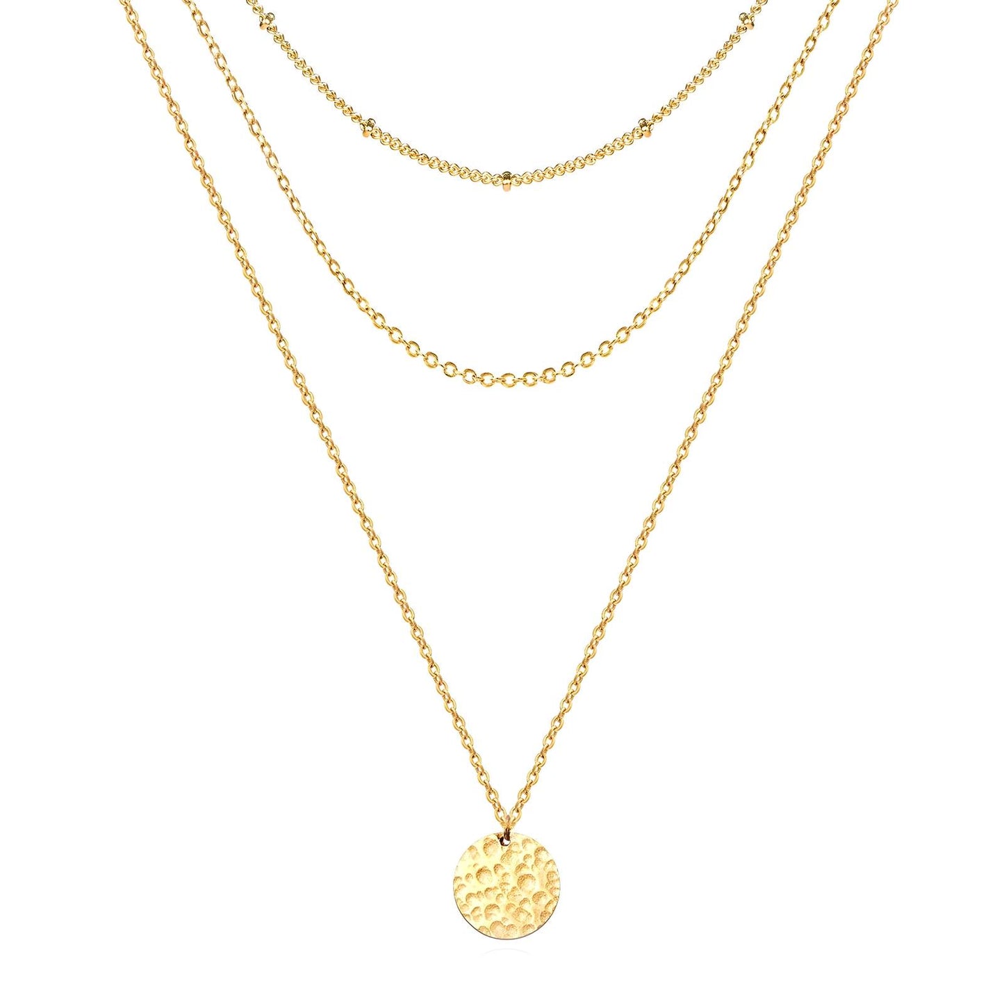 Solar Elegance Necklace - 18k Gold-Plated